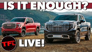 Live Did GMC Actually Do ENOUGH With The Revamped 2022 Sierra [upl. by Adlemy578]