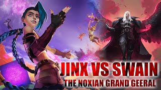 3 STAR JINX VS SWAIN The Final Battle RUNETERRA THE NOXIAN GRAND GENERAL Challenge [upl. by Ialda]