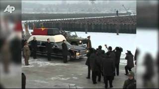 Raw Video North Korea Funeral Procession [upl. by Portugal123]