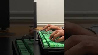 The THOCKIEST Green Marble Keyboard [upl. by Rockie]