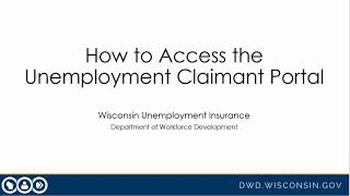 How to Access the Unemployment Claimant Portal [upl. by Patnode579]