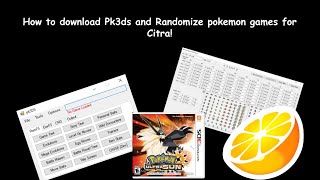 How to download Pk3ds and Randomize pokemon games for Citra 2021 [upl. by Adnah287]