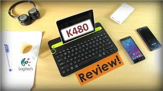 Logitech K480 Bluetooth Keyboard Unboxing and Review [upl. by Nolyaw]