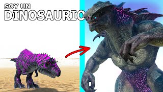 ENGAÑADO LA HISTORIA DEL DINOSAURIO REY TITAN GODZILLA Evoluciono en kaiju ARK Soy un Dinosaurio [upl. by Anilrats]