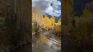 Autumn Tranquility in Telluride Golden Leaves and River Views [upl. by Sonni583]