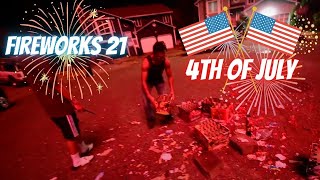 Independence day Boom of 2021 Fireworks Seattle [upl. by Xirdnek318]