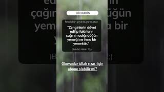 Düğünlerde Zenginleri Çağırıp Fakirleri Unutmanın Günahı  DiniHikayelerTurkiye [upl. by Attenohs]