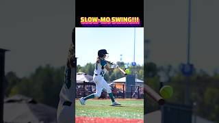 🥎✨ SlowMo Softball Swing Mastery Watch it off the bat [upl. by Lemieux270]