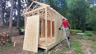 DIY 8X16 Foot Shed Build [upl. by Douville]