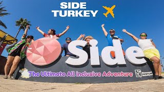 an all inclusive holiday in Side Turkey 2024 [upl. by Arimak]