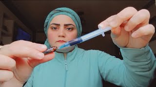 علاج الانيميا وفقر الدم 😥حقن حديد عضل 💉 شديدة جدا😘 [upl. by Aydidey]