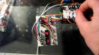 2x 7segment displays multiplexed [upl. by Pierrepont]