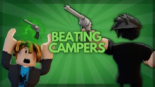 BEATING CAMPERS IN MM2… [upl. by Ellehcam105]