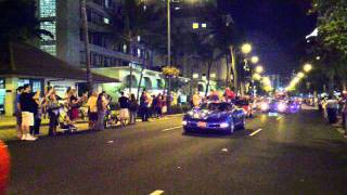 Big Mahalos  Pearl Harbor Memorial 70th Anniversary Parade In Waikiki [upl. by Kehoe]