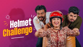 Mega fun  Helmet challenge  ft Jeeva  Lijo  Aparna [upl. by Yssor]