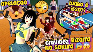 GRAVIDEZ APELATIVA😱 O QUE ESTA ACONTECENDO com o Sakura School simulator [upl. by Lolande533]