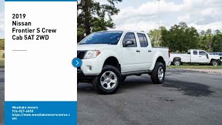 2019 Nissan Frontier S Crew Cab 5AT 2WD 1N6AD0ER2KN885417 Glacier White P24246 [upl. by Kernan41]