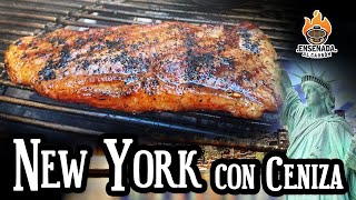 CORTE DE CARNE NEW YORK CON CENIZA DE CEBOLLA  ENSENADA AL CARBÓN [upl. by Pyle]