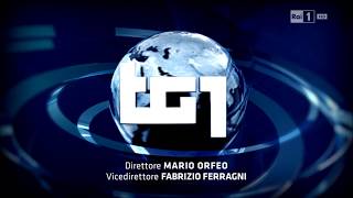 Sigla finale TG1 Rai 1 HD 2016 [upl. by Itsa]