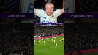 A dominating performance Leeds vs Plymouth goal reaction [upl. by Lemahs522]