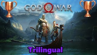 God of War Trilingual Trophy [upl. by Aikel]