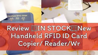 Review 【IN STOCK】New Handheld RFID ID Card Copier ReaderWriter 6 Writable Tags6 Cards [upl. by Mohandis]