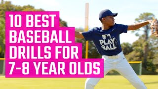 10 Best Baseball Drills for 78 Year Olds  Fun Youth Baseball Drills from the MOJO App [upl. by Gildea631]