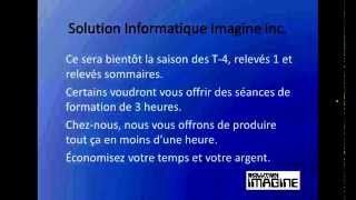 T4 relevé 1 et relevé sommaire Acomba  La saison approche [upl. by Ayn]