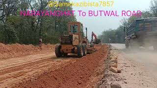 Narayanghat To Butwal Road Subgrade Preparation [upl. by Etteyafal572]