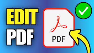 How To Edit PDF File on Laptop [upl. by Elvia]