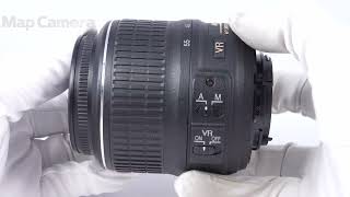 Nikonニコン AFS DX NIKKOR 1855mm F3556 G VR 難有品 [upl. by Ardnaz]