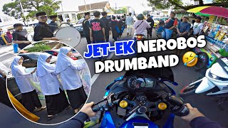 PADA BENGONG‼️🤣 ZX25R NEROBOS PAWAI DRUMBAND  Indonesia Motovlog 213 [upl. by Edieh191]