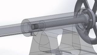 Lathe Tail Stock Mechanism [upl. by Etsirhc]