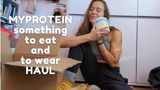 myprotein haul  try on socks and leggings [upl. by Sirromal]