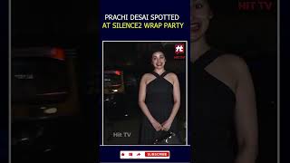 PRACHI DESAI SPOTTED AT SILENCE 2 WRAP PARTY  Hit TV Today [upl. by Hendel]