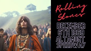 quotThe Rolling Stones Altamont Speedway Tragedy The End of Peace and Love December 6 1969 [upl. by Marybella]