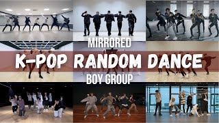 MIRRORED KPOP RANDOM DANCE  BOY GROUP [upl. by Anej]