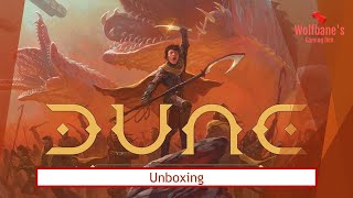 Dune War For Arrakis Exclusive Edition Board Game  Unboxing [upl. by Faust925]