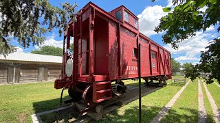 Small Town Adventure  Kanorado KS Caboose [upl. by Wolfy]