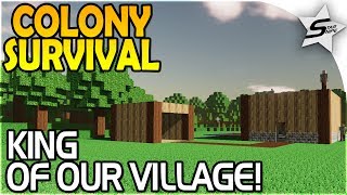 COLONY SURVIVAL GAME  BUILDING and PROTECTING Our Own KINGDOM  Colony Survival Gameplay Part 1 [upl. by Balliol]