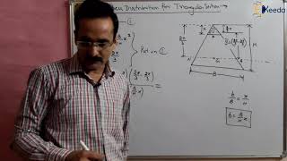 Understanding Shear Stress Distribution In Strength Of Materials  Triangular Section [upl. by Ylas182]