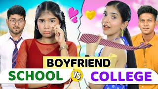 My First BOYFRIEND In School vs College  Student Life  Anaysa [upl. by Luaped174]