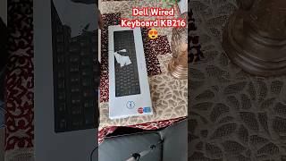 Dell Wired Keyboard KB216  keyboard dellkeyboard shorts youtubeshorts ytshorts [upl. by Renata]