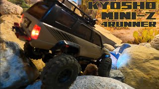 Kyosho MiniZ 4Runner 4x4  Indoor Course Quickie [upl. by Anahcar]