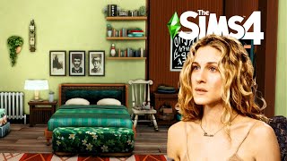 Construí el DEPA de CARRIE BRADSHAW en Los Sims 4 [upl. by Kaylyn]