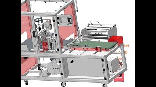 shrink wrapping machineindustrial 3D model  machineworldnet P808 [upl. by Reseta]