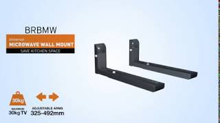 Crest Microwave Wall Mount  BRBMW [upl. by Nylknarf551]