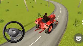 Mahindra tractor kartoon fully mitti Loding with tochan Loding trolley with Eicher tractor tractor [upl. by Ragan228]