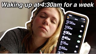 I WOKE UP AT 430AM EVERY DAY FOR A WEEK [upl. by Weirick]