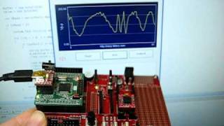 STM32 EVM 3Axis Accelerometer sensor test [upl. by Stefanac]